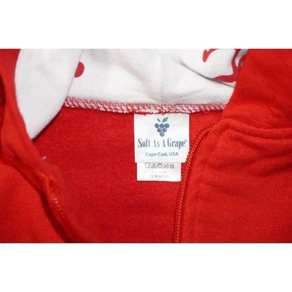 Los Angeles Angels Toddler Full-Zip Hoodie – Baseball Print – Size 18M –